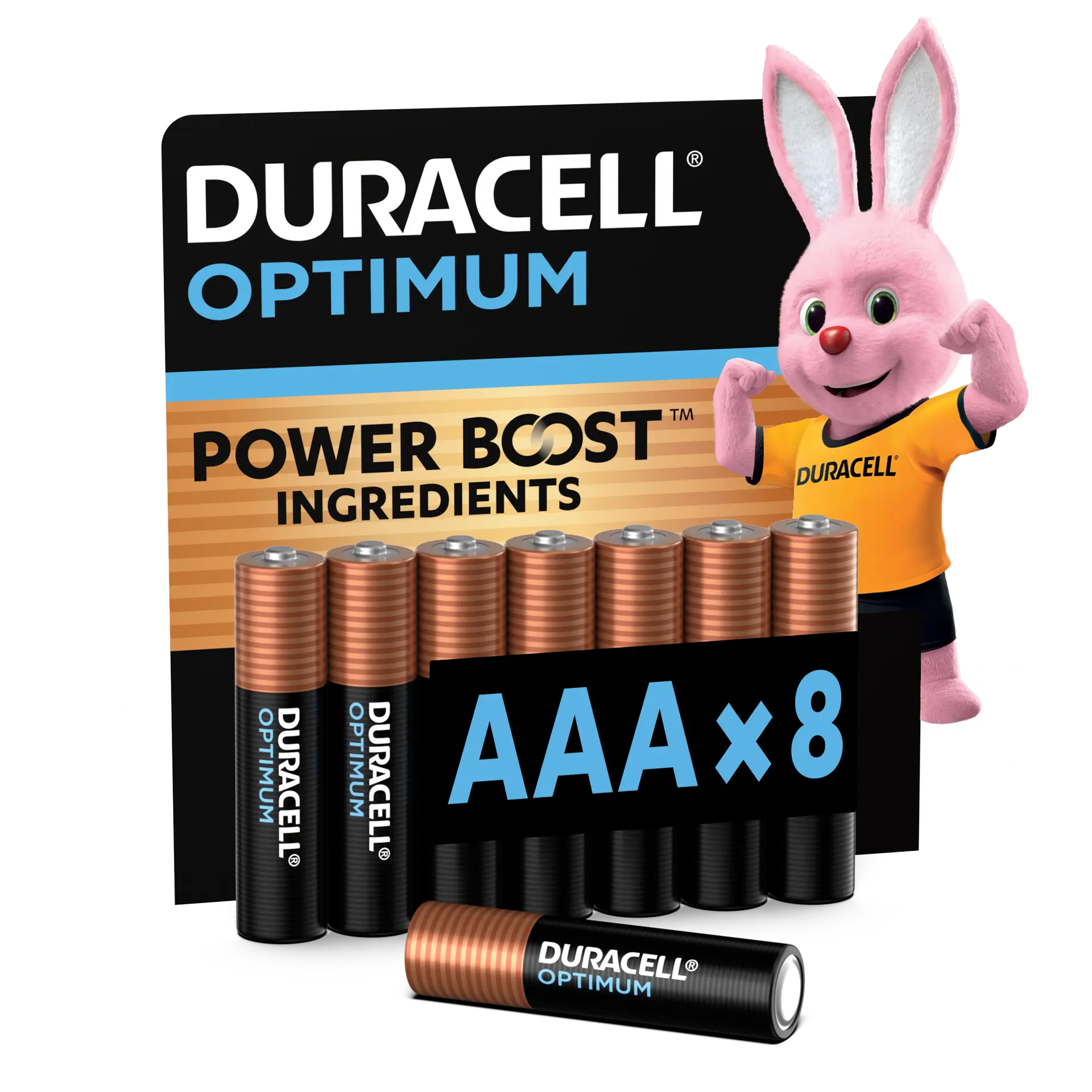 Duracell Optimum Batteries AAA 8 - view 2